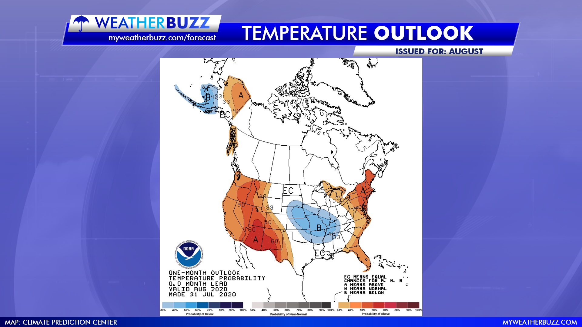 CPC Temperature Outlook