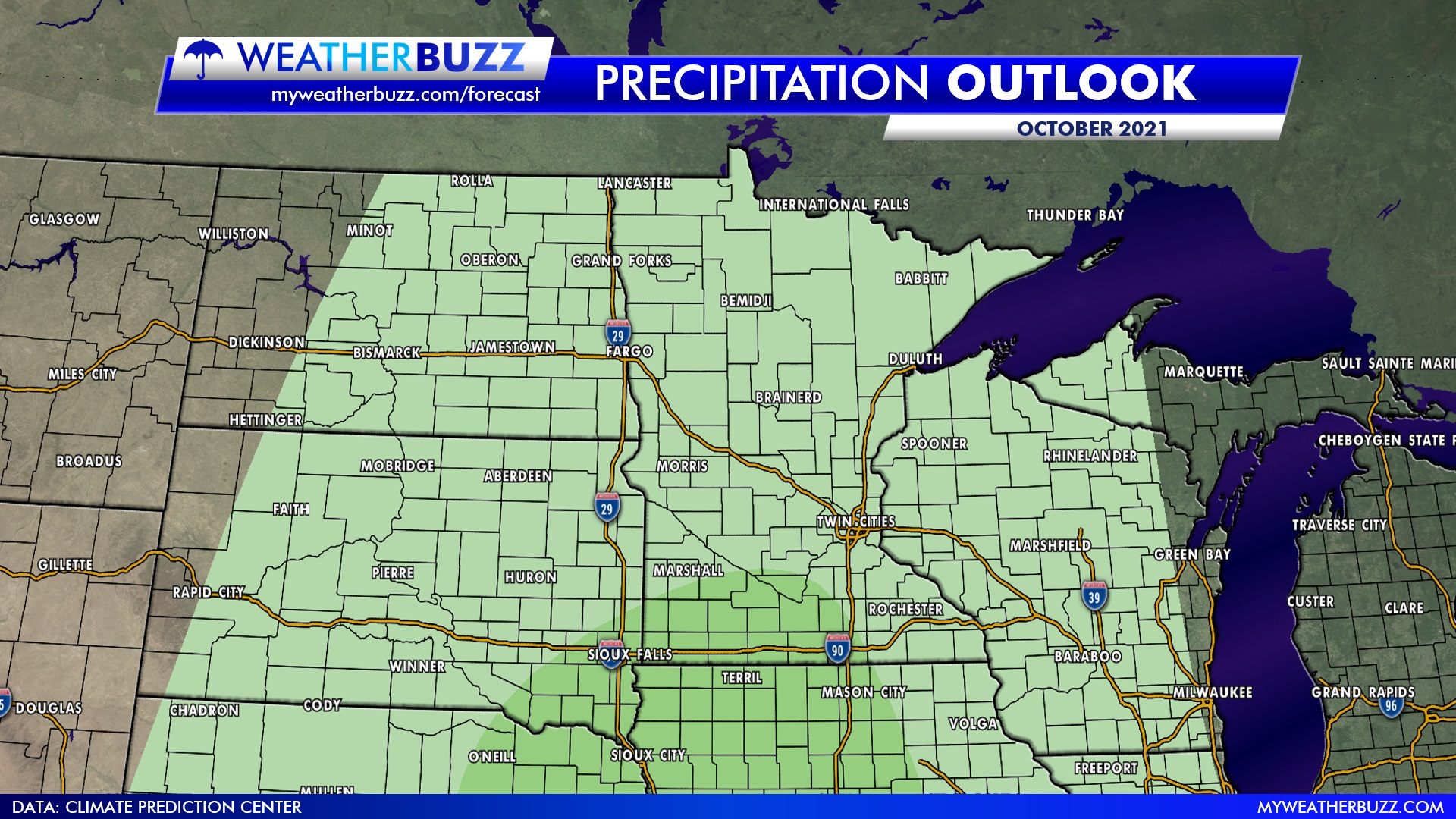 October Precipitation Outlook