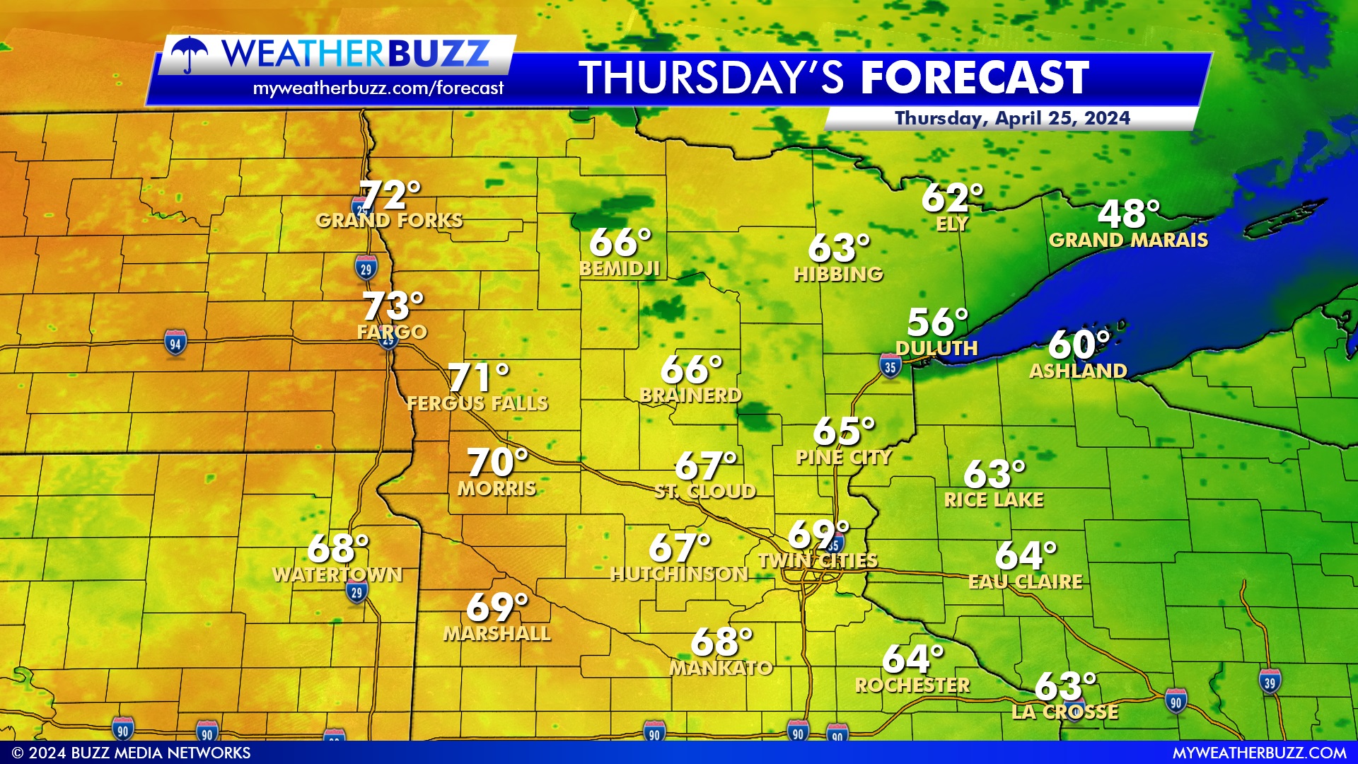 Plenty of Sunshine for Thursday